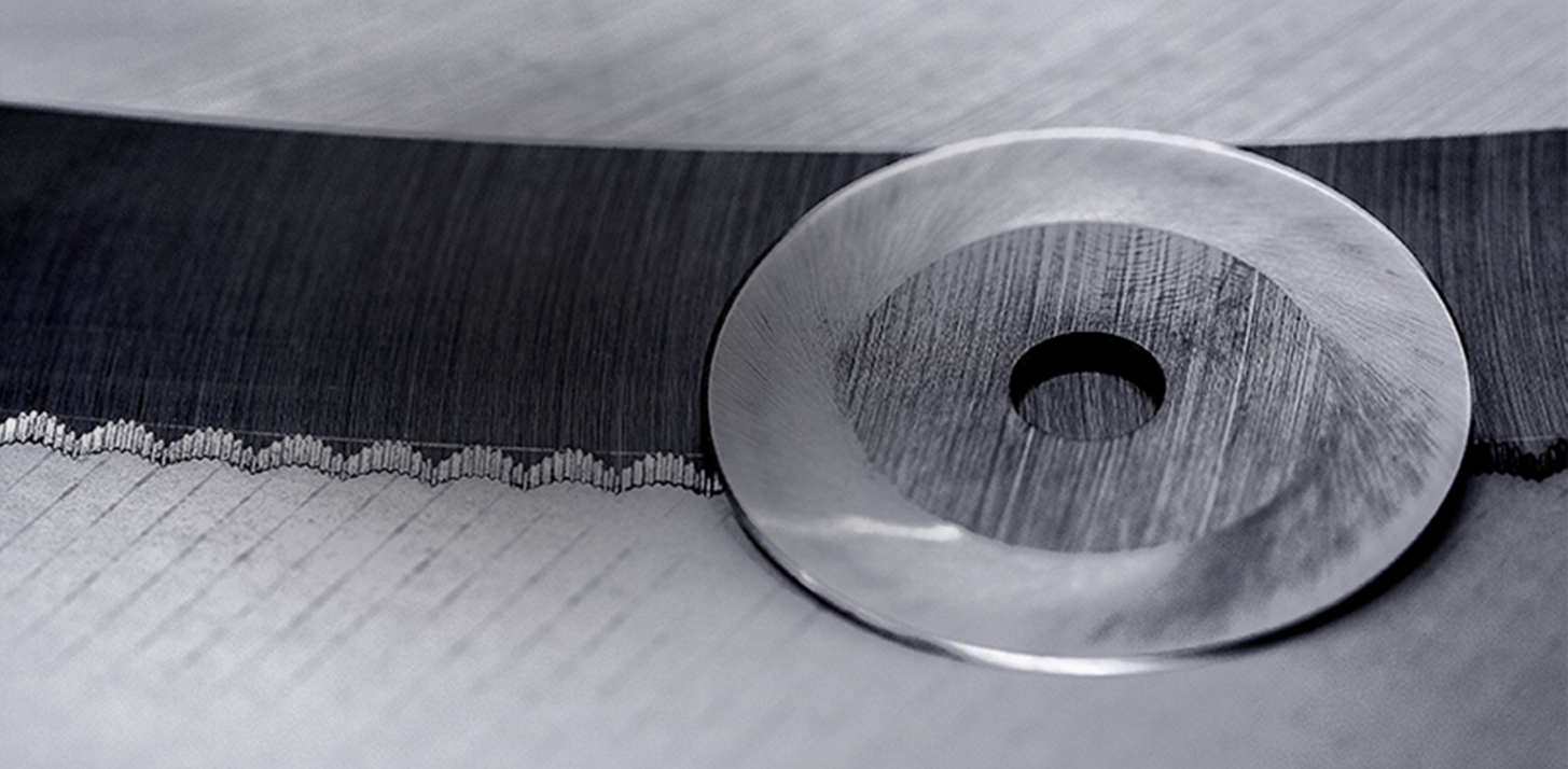 Photo of two circular blades lying on top of each other
