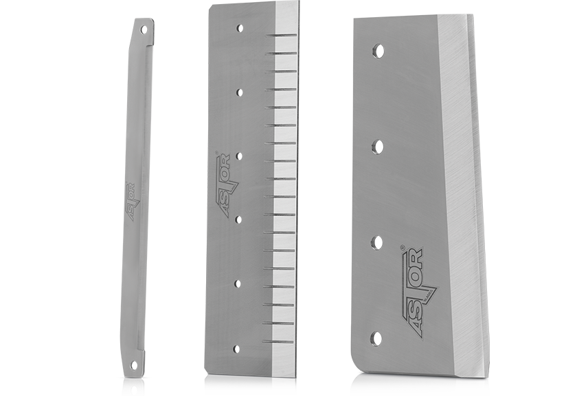 Photo of a straight blade on transparent background
