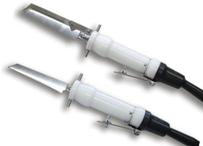 Photo of the pneumatic blades PM15 with tandem blade on transparent background