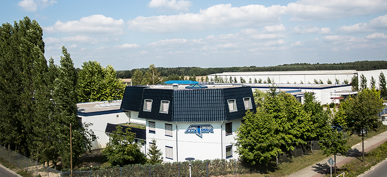 Luftaufnahme des ASTOR Schneidwerkzeuge-Gebäudes